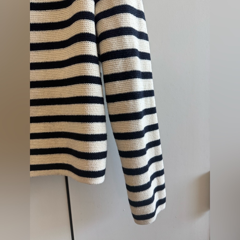 Alex Mill Paris Sweater Jacket in Stripe - Picture 10 of 12